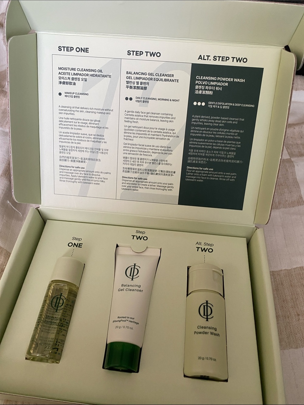 Balancing Gel Cleanser Trio - Green